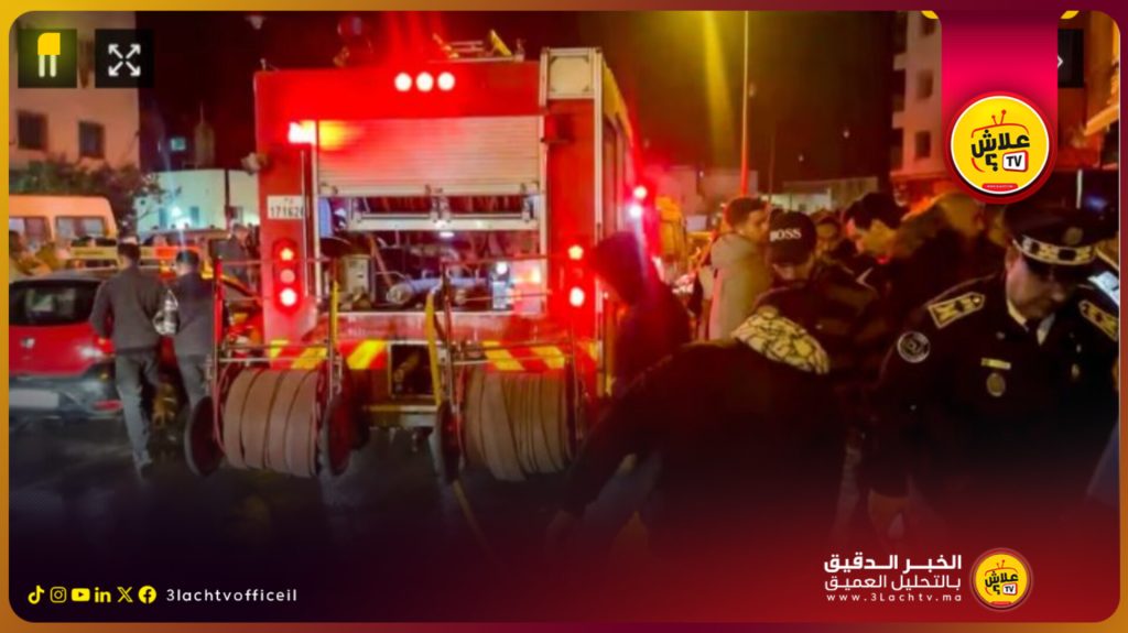 فاس… حريق مهول بمطعم يستنفر السلطات