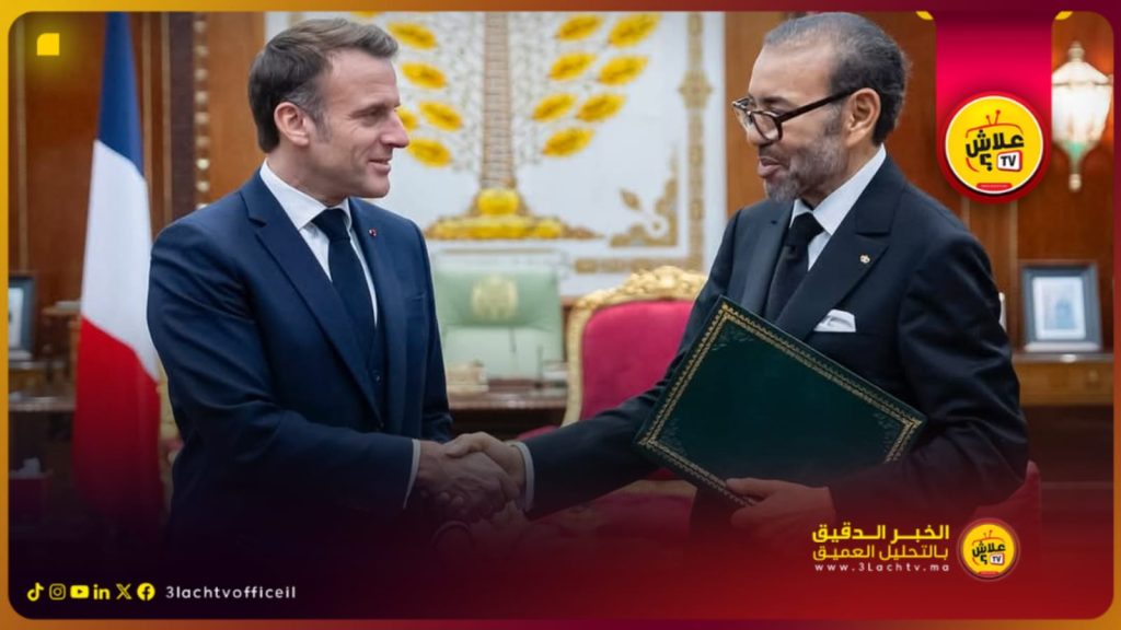 ماكرون يشيد بانطلاق أشغال الخط السككي فائق السرعة بين القنيطرة ومراكش.. مغردا “تحيى الصداقة بين المغرب وفرنسا”.