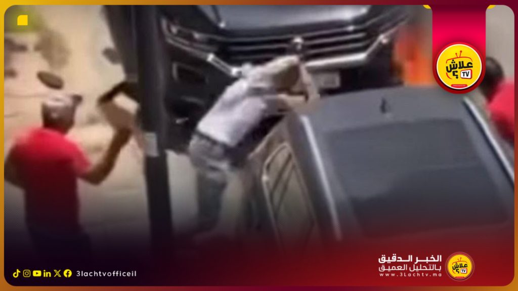 حادث مروع في طنجة: شخص يحرق نفسه وسط المدينة