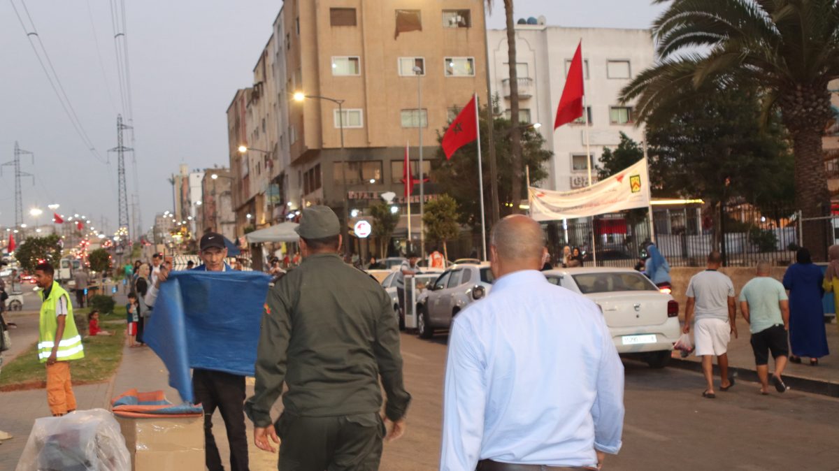 حملة لتحرير الملك العمومي بالمقاطعة الحضرية 70 – سيدي مومن بالدار البيضاء