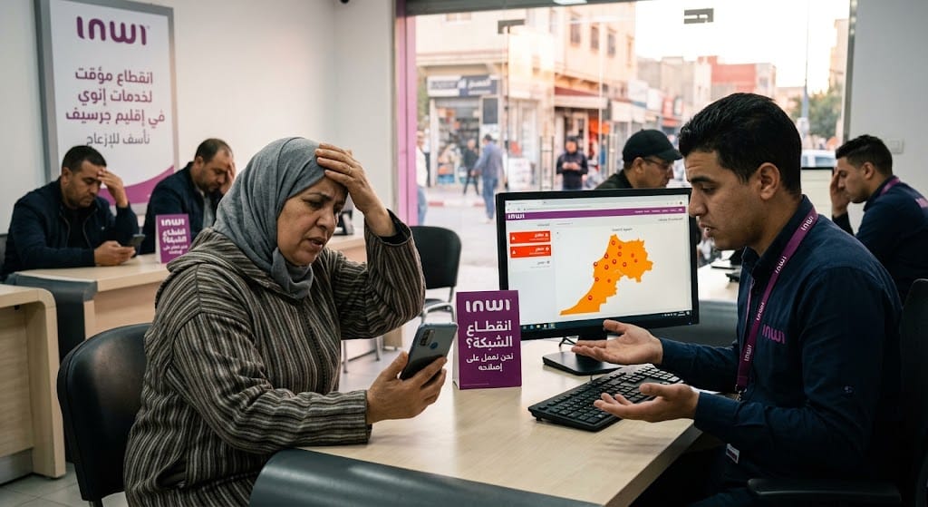 انقطاعات متكررة لشبكة “إنوي” بجرسيف تثير غضب الزبناء وتُعطل مصالحهم