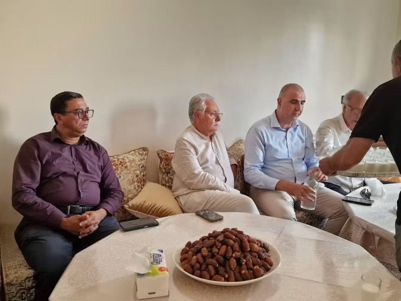 نبيل بن عبد الله يقدم واجب العزاء لمناضل حزب التقدم والاشتراكية بجرسيف