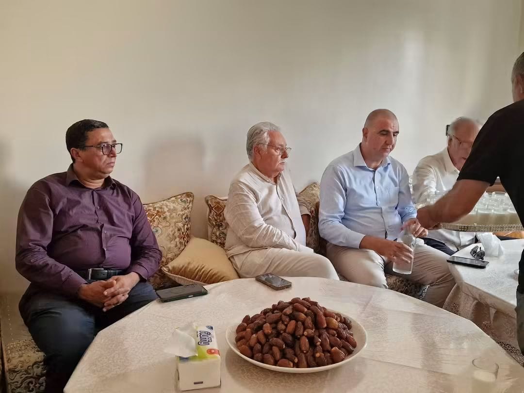 نبيل بن عبد الله يقدم واجب العزاء لمناضل حزب التقدم والاشتراكية بجرسيف